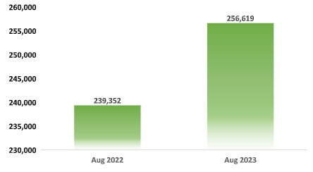 August Auto Sale Report